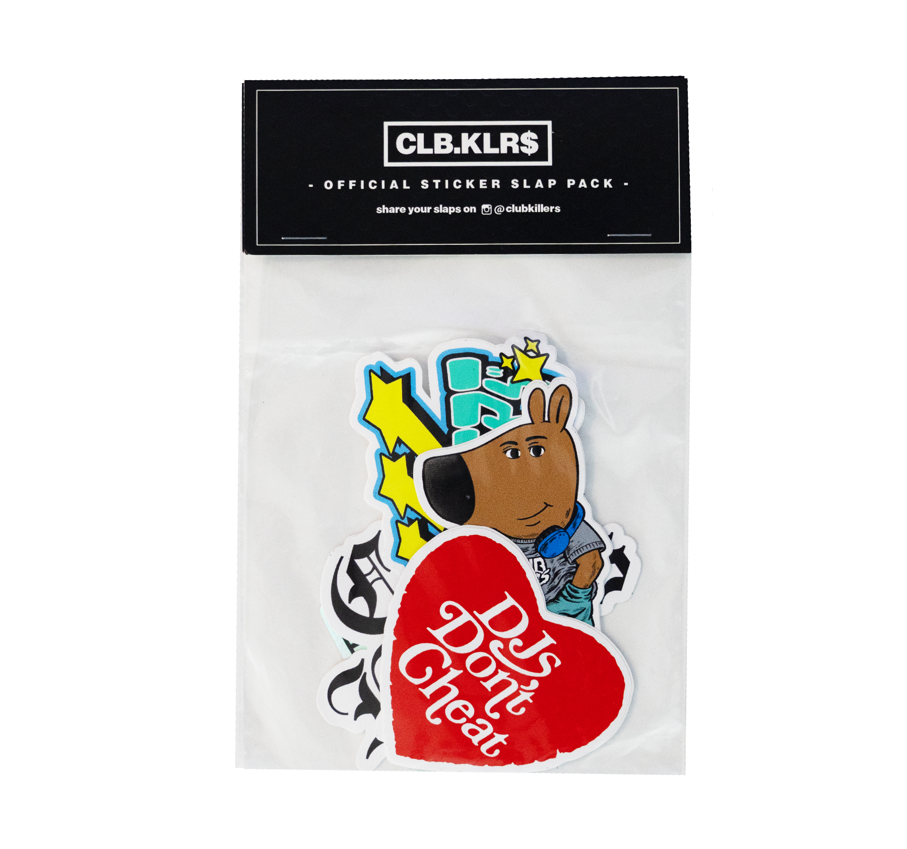 DJs Don’t Cheat Sticker Slap Pack (5-Pack)