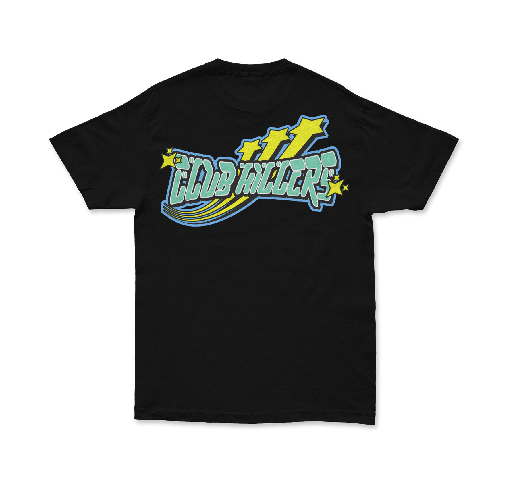 Y2K JAPANIMATION FADED BLACK HEAVY TEE