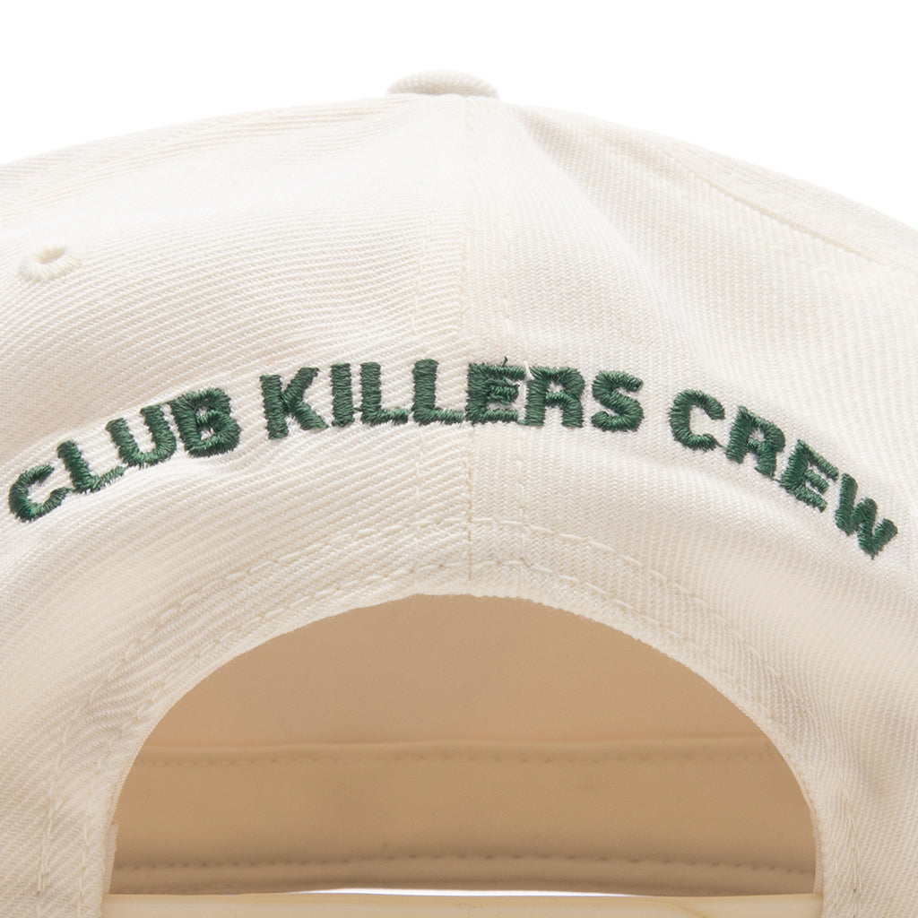 DJ'S DON"T CHEAT CREAM SNAPBACK w/ GRENN LOGO