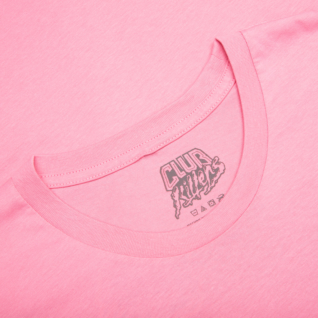 CLUBKILLERS ESSENTIALS LOGO TEE - PINK REGULAR FIT