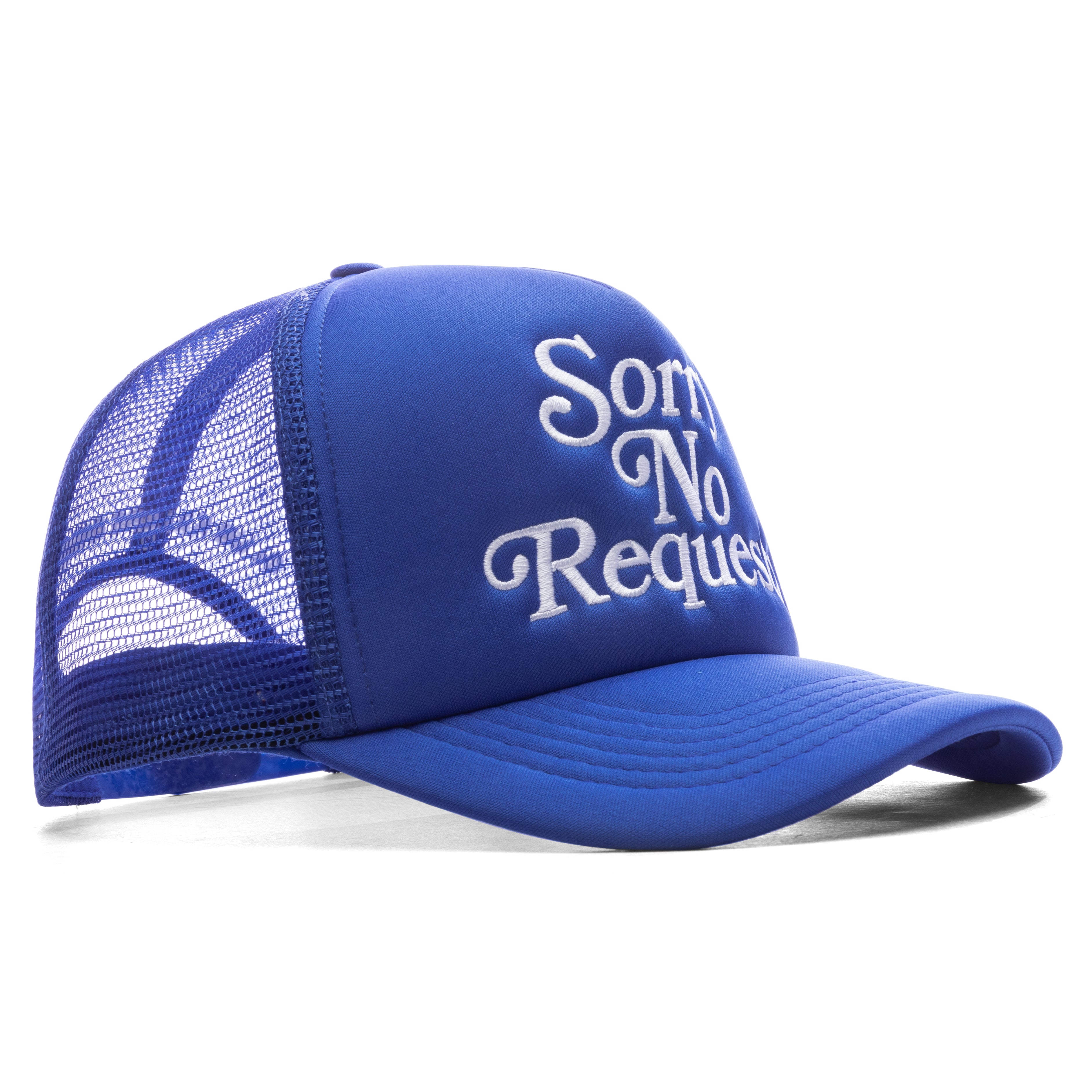 SORRY NO REQUESTS - BLUE CUSTOM TRUCKER HAT