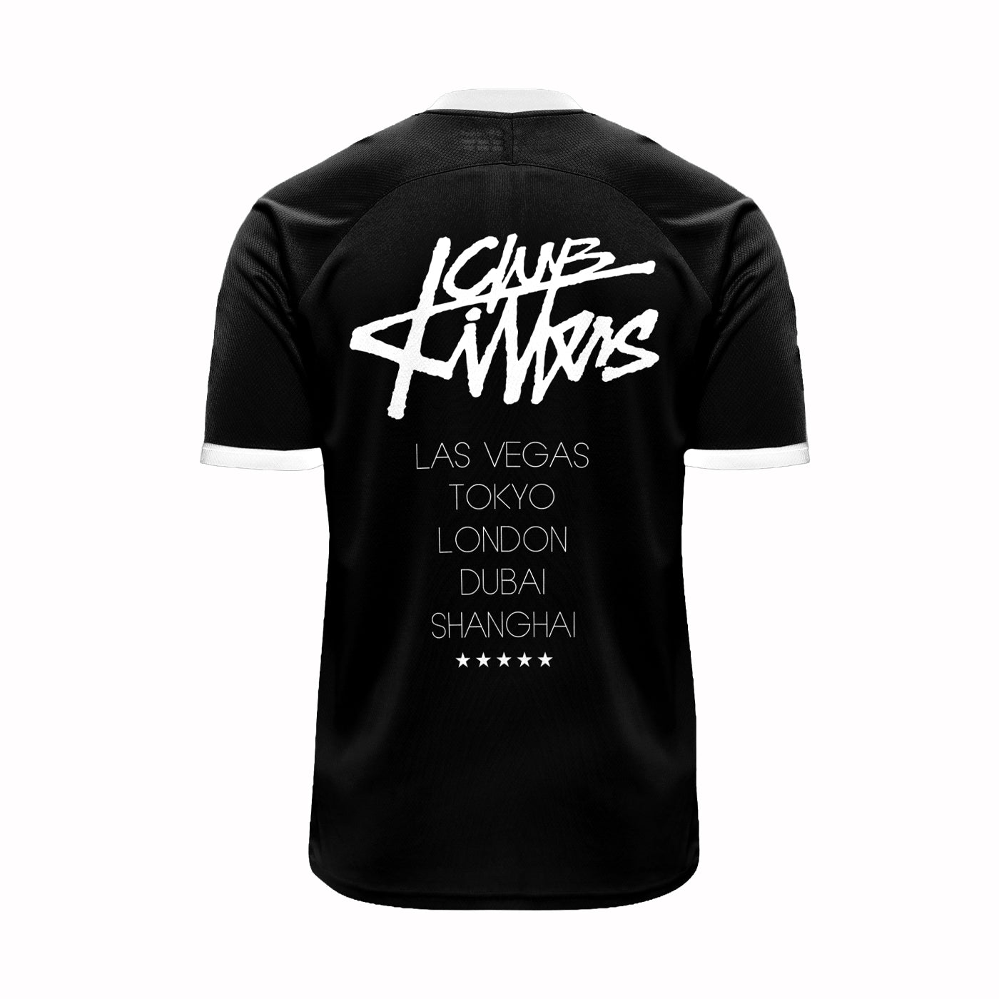 CKFC Soccer Jersey  Black On Black - Slim Fit