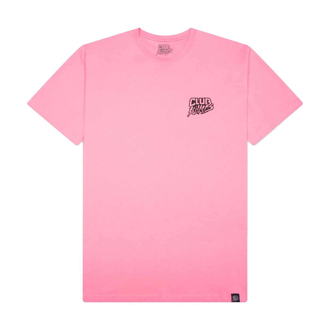 CLUBKILLERS ESSENTIALS LOGO TEE - PINK REGULAR FIT