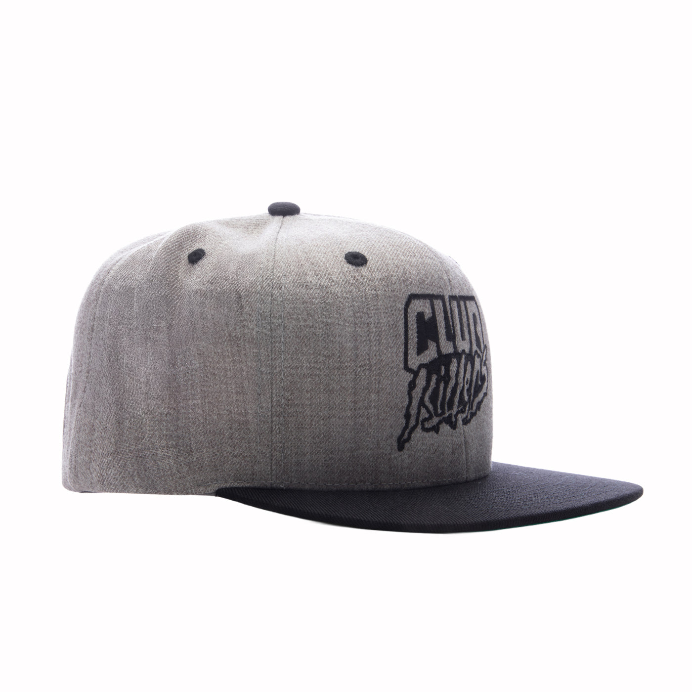CK ESSENTIALS SNAPBACK - GREY WITH BLACK LOGO