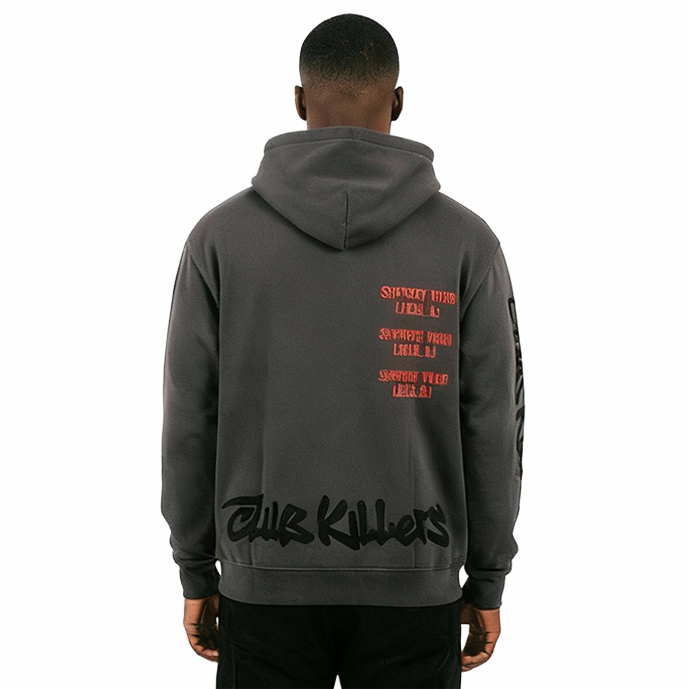 SUPPORT YOUR LOCAL DJ - GREY HOODIE