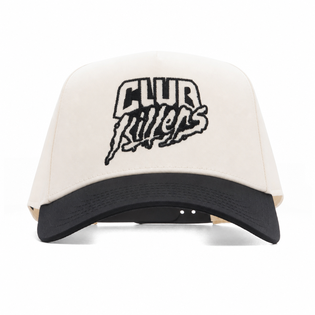 CK ESSENTIALS SNAPBACK - Cream WITH BLACK LOGO