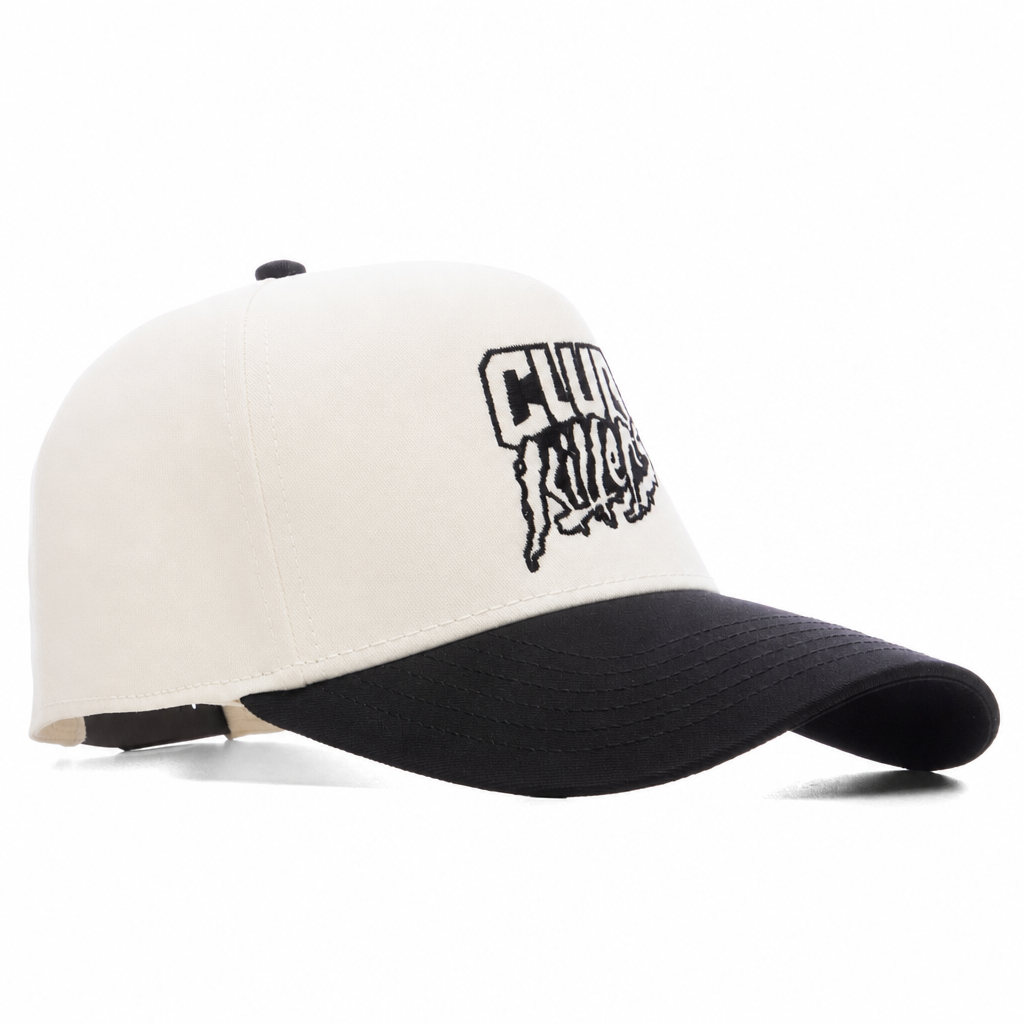 CK ESSENTIALS SNAPBACK - Cream WITH BLACK LOGO