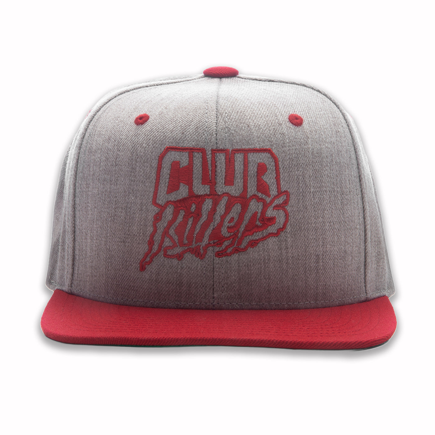 CK ESSENTIALS SNAPBACK - GREY WITH RED LOGO