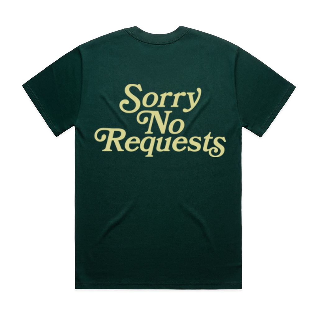 GEZAN Tシャツ XL Gezan / GHPD – Body Odd SORRY NO REQUEST GREEN OVERSIZED HEAVY TEE
