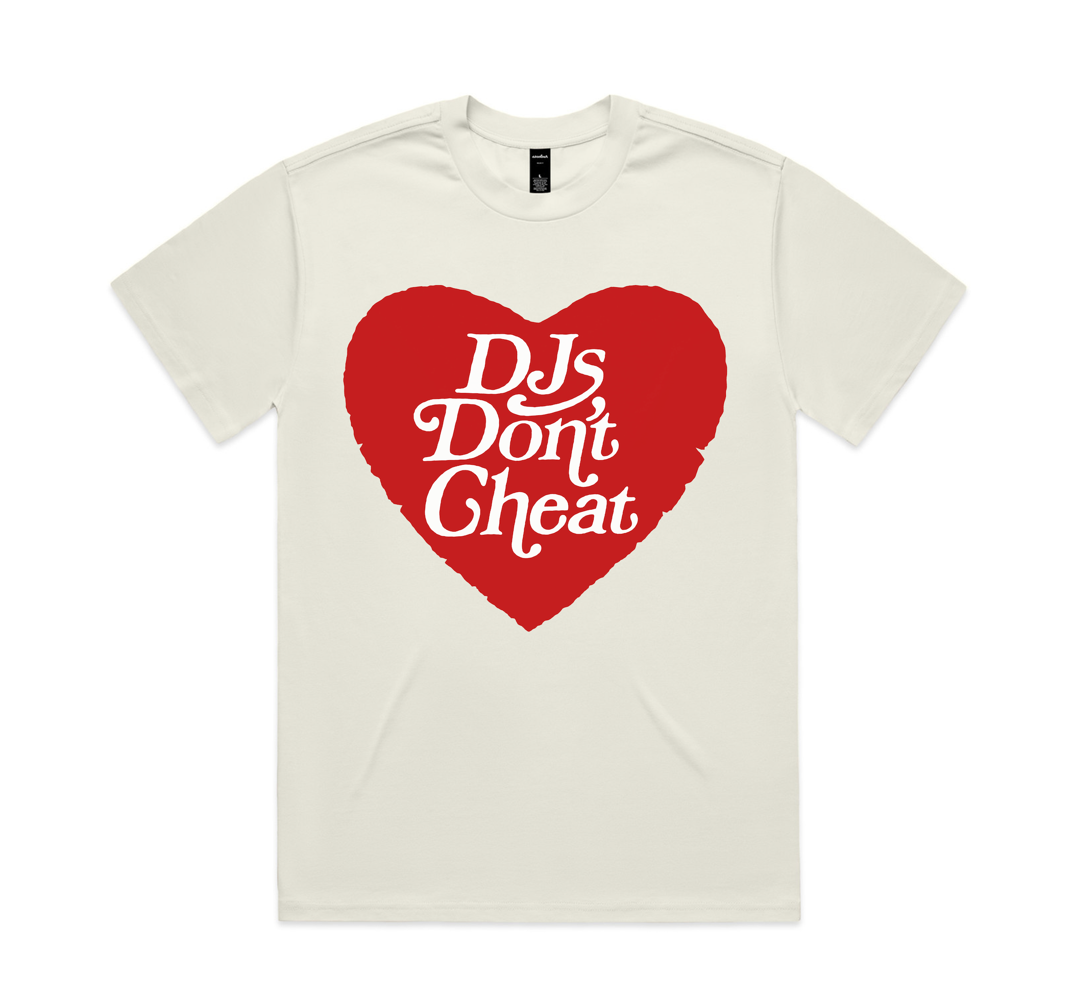 DJ's Don't Cheat Tee (Cream)