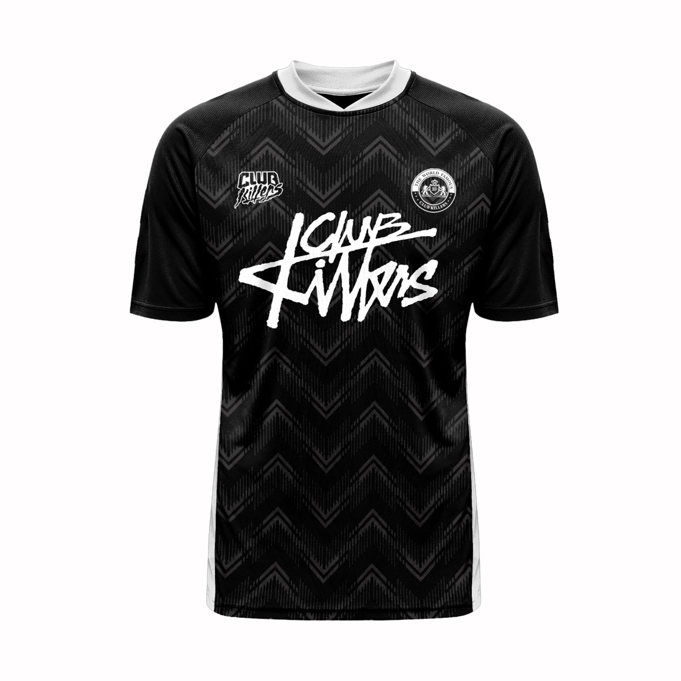 CKFC Soccer Jersey  Black On Black - Slim Fit