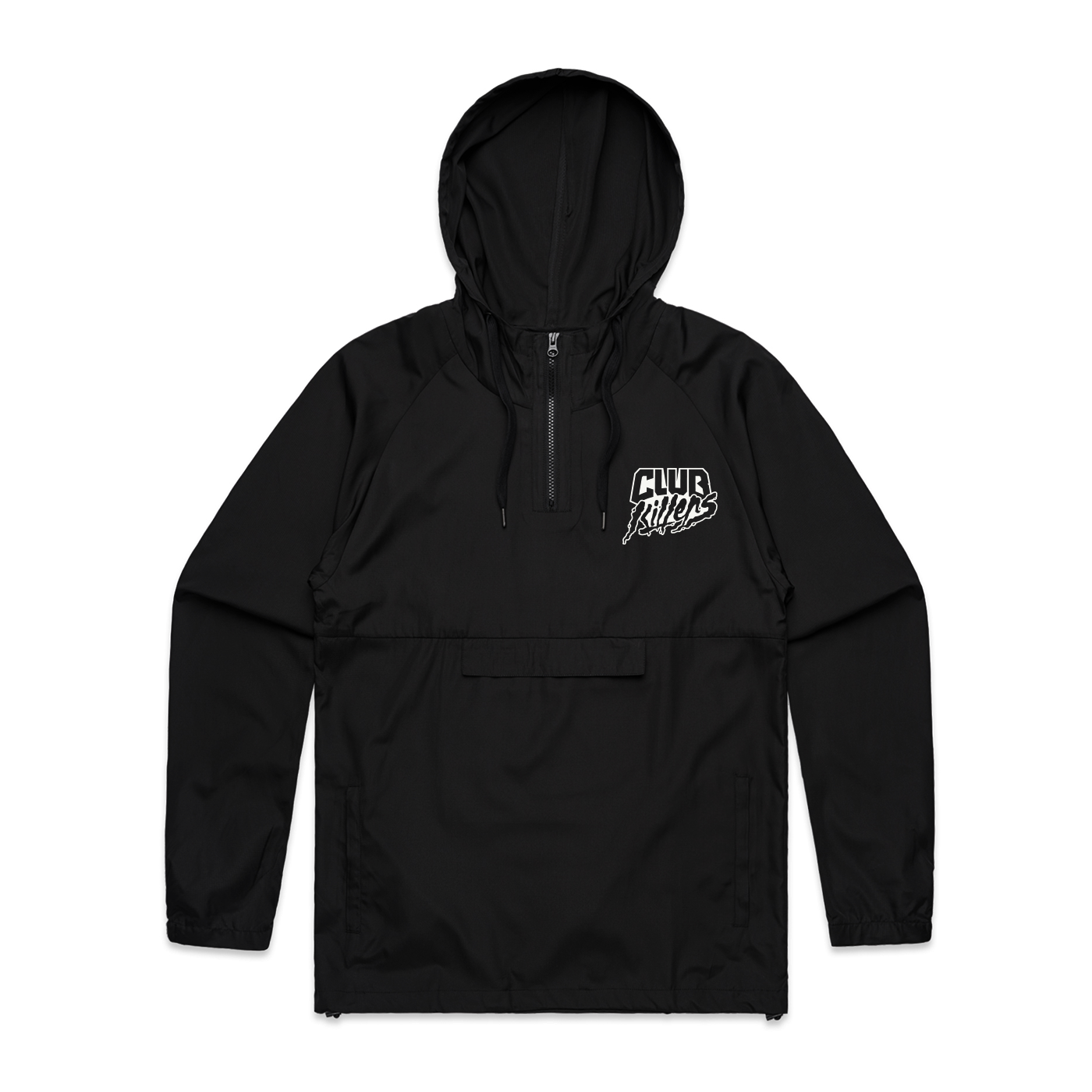 CLUBKILLERS LOGO WINDBREAKER - BLACK