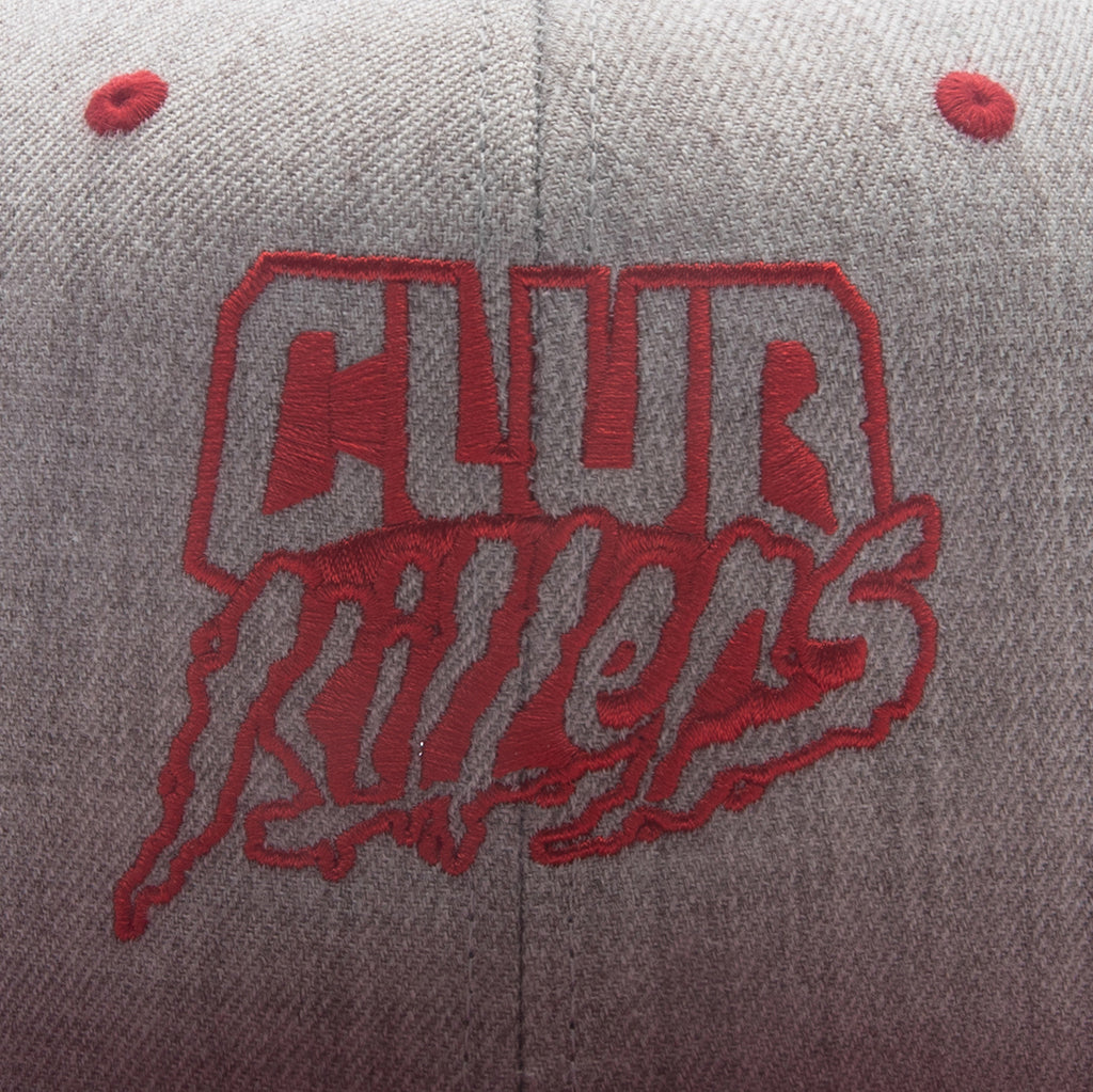 CK ESSENTIALS SNAPBACK - GREY WITH RED LOGO