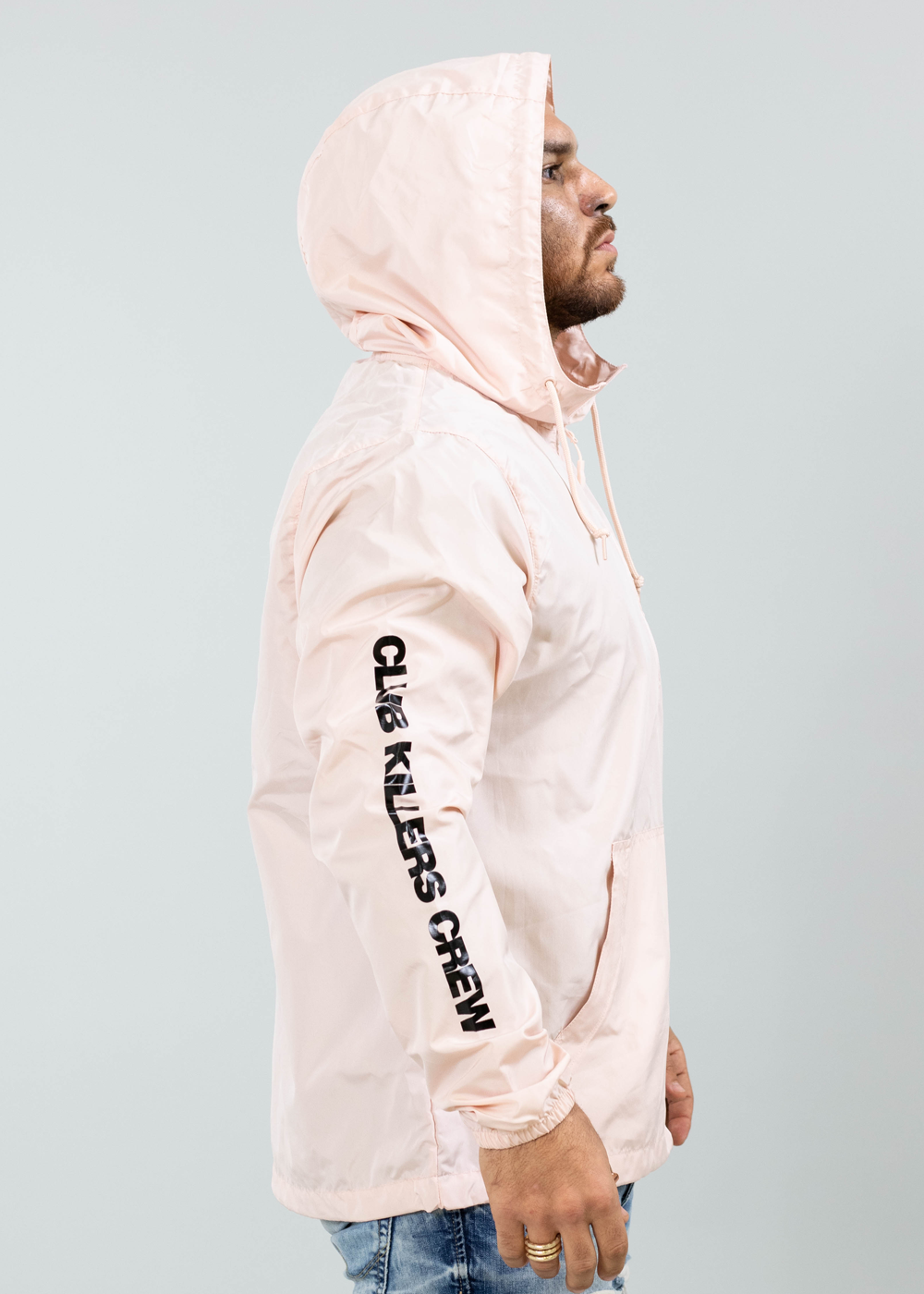 Club Killers Crew Windbreaker - Blush