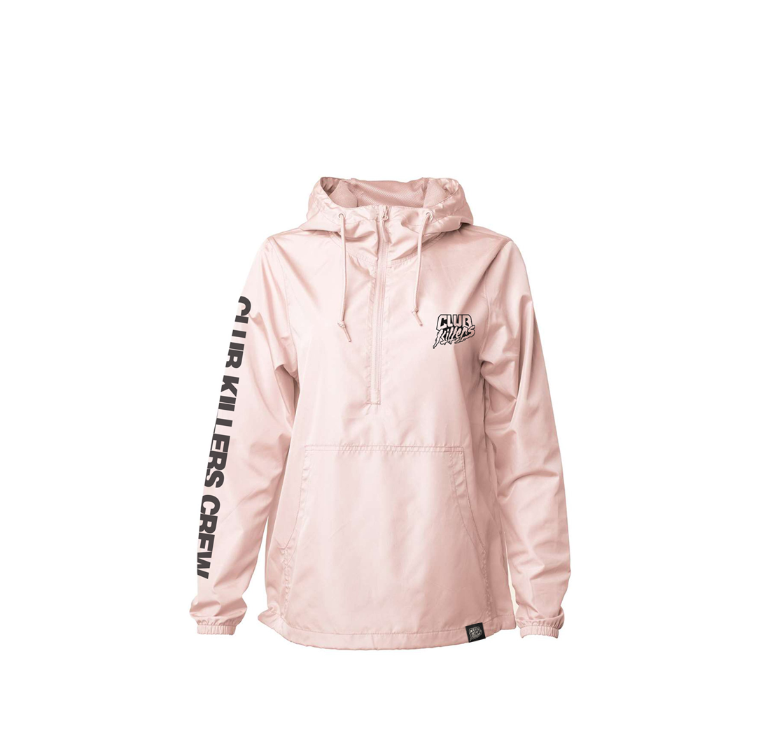 Club Killers Crew Windbreaker - Blush